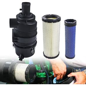 G065424 Air Cleaner with P822768 & P822769 Air Filter Compatible with Donaldson FPG Radialseal, Air Filter Housing Cap