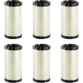 AF25550 Air Filter Replace 6449 Baldwin RS3715 Fleetguard AF25550 WIX 46449 M113621 Mule 11013-1290 Kubota 6A10082630 (set of 6)