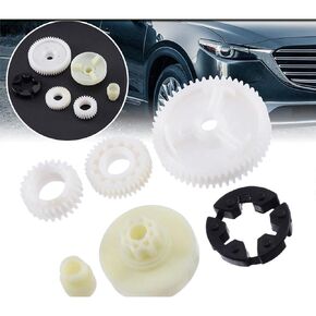 GJ6A5958XF G22C5958XC Power Window Lift Regulator Motor Gear Repair Kit Fit for Mazda 3 Sport 5 6 CX-7 CX-9 RX-8(6PCS)