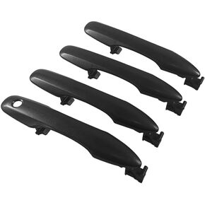 1 Lot 4 Doors White Exterior Door Handle Compatible with 2019-2023 Toyota Camry 2019-2023 Corolla 2020-2023 Avalon