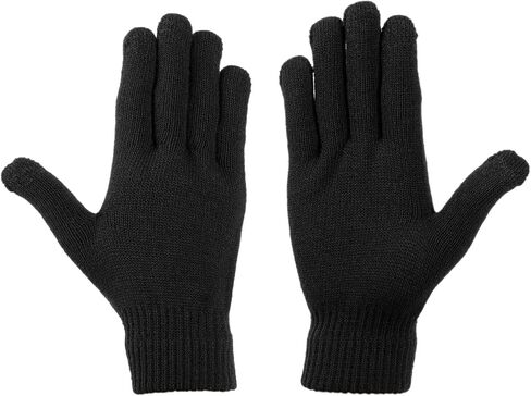 3 in 1 Unisex Beanie Hat, Neck Warmer & Glove Set with Fleece Lined, Knit Skull Cap Scarf Touch Screen Gloves Set in Saudi Arabia