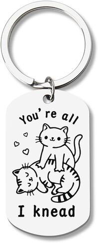 Xiyantiji هدايا عيد الحب لصديقتها وصديقها سلسلة المفاتيح لطيف للنساء والرجال أفضل صديق القط عاشق الزوج رومانسية هدايا عيد ميلاد الذكرى من زوجة خطيبة in Kuwait