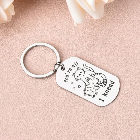 Xiyantiji هدايا عيد الحب لصديقتها وصديقها سلسلة المفاتيح لطيف للنساء والرجال أفضل صديق القط عاشق الزوج رومانسية هدايا عيد ميلاد الذكرى من زوجة خطيبة in Kuwait