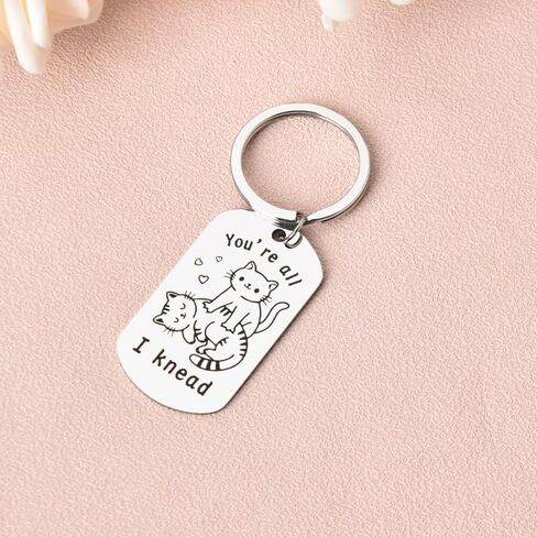 Xiyantiji هدايا عيد الحب لصديقتها وصديقها سلسلة المفاتيح لطيف للنساء والرجال أفضل صديق القط عاشق الزوج رومانسية هدايا عيد ميلاد الذكرى من زوجة خطيبة in Kuwait