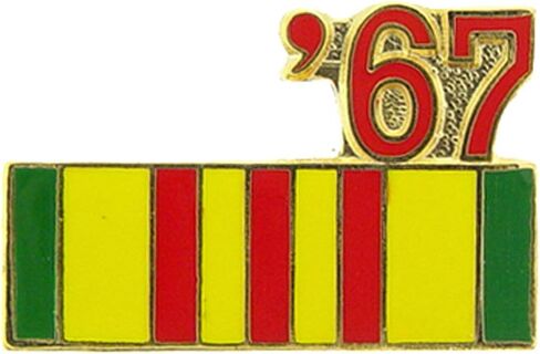 United States Military Vietnam Ribbon 1" Lapel Pin in Saudi Arabia