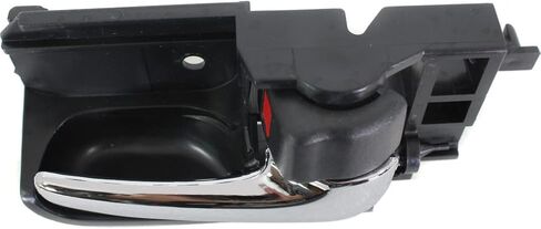 مقبض باب KarParts360 لسيارة تويوتا كورولا 2003-2008 من جانب السائق | الداخلية | الجبهة | ذراع كروم | مع زر قفل الباب | القطع: جميع النماذج الفرعية | TO1352139 | 6920602090B0 in Saudi Arabia