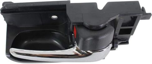 مقبض باب KarParts360 لسيارة تويوتا كورولا 2003-2008 من جانب السائق | الداخلية | الجبهة | ذراع كروم | مع زر قفل الباب | القطع: جميع النماذج الفرعية | TO1352139 | 6920602090B0 in Saudi Arabia