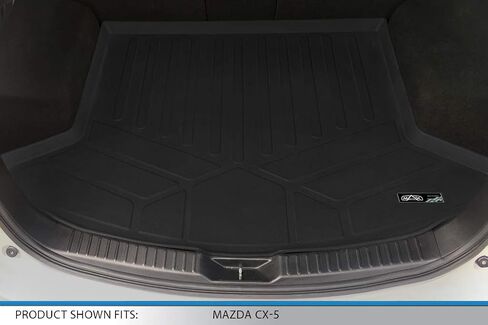 سجادات أرضية SMARTLINER مخصصة مكونة من صفين وبطانة حمولة باللون الأسود متوافقة مع 2017-2025 Mazda CX-5 in Saudi Arabia
