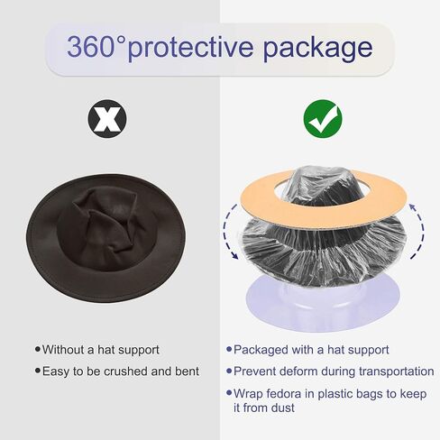 Wide Brim Fedora Hats for Women & Men Classic Dress Panama Hat Adjustable Felt Hat with Band in Saudi Arabia
