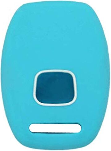 KAWIHEN Silicone Key Fob Cover Compatible with Honda Accord Accord Crosstour CR-V Civic Element Pilot OUCG8D-380H-A N5F-S0084A N5F-A05TAA(Light Blue) in Saudi Arabia