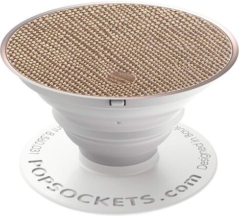 PopSockets: Collapsible Grip & Stand for Phones and Tablets - Saffiano Rose Gold in Saudi Arabia