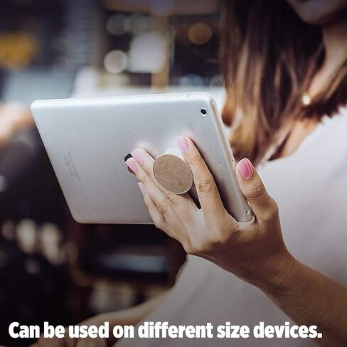 PopSockets: Collapsible Grip & Stand for Phones and Tablets - Saffiano Rose Gold in Saudi Arabia