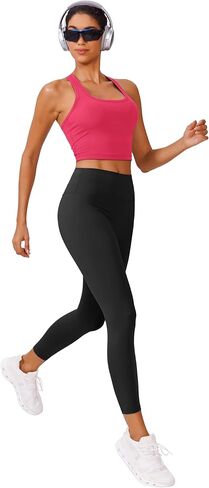PINSPARK Sports Bra Longline Racerback Tank Tops for Women Padded Workout Yoga Top in Saudi Arabia
