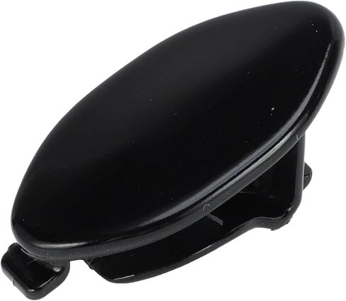 الجبهة اليسرى مقبض باب السيارة مفتاح غطاء ثقب المفتاح حامي غطاء قفل لسيارات BMW 5-Series/G30/G38 2018-2023 No.51217489341 ABS أسود 1 قطعة in Saudi Arabia