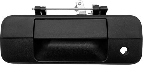 مقبض الباب الخلفي مقبض مزلاج الباب الخلفي مع فتحة مفتاح متوافقة مع 2007-2013 تندرا استبدال # 690900C040، 69090-0C040، 81213 أسود مزخرف in Kuwait