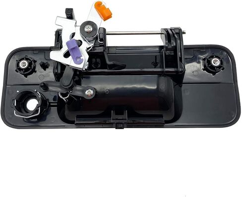 مقبض الباب الخلفي مقبض مزلاج الباب الخلفي مع فتحة مفتاح متوافقة مع 2007-2013 تندرا استبدال # 690900C040، 69090-0C040، 81213 أسود مزخرف in Kuwait