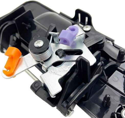 مقبض الباب الخلفي مقبض مزلاج الباب الخلفي مع فتحة مفتاح متوافقة مع 2007-2013 تندرا استبدال # 690900C040، 69090-0C040، 81213 أسود مزخرف in Kuwait