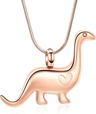Minicremation Cremation Urn Necklace for Ashes Dinosaur Memorial Jewelry Pendant for Women Men Keepsake Lockets in Kuwait