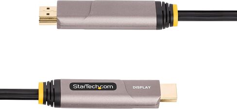 StarTech.com 30 قدم (9.1 م) كابل HDMI 2.1 هجين نشط بصري (AOC)، CMP Plenum، 8K 60 هرتز، كابل HDMI 2.1/2.0 فائق السرعة in Saudi Arabia