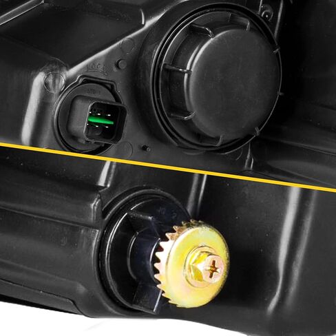 مجموعة المصابيح الأمامية، زوج واحد من مجموعة المصابيح الأمامية الأمامية من الكروم الكهرماني لـ 2011 2012 2013 2014 Sonata GLS/Limited/SE (باستثناء الهجين)، مجموعة المصابيح الأمامية in Kuwait