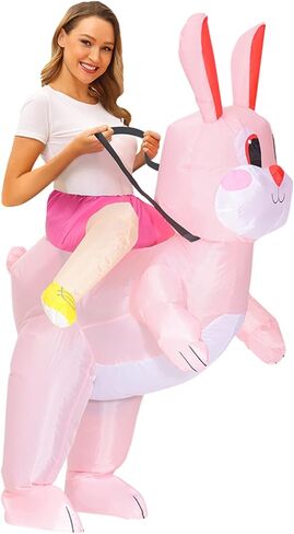 نفخ أرنب عيد الفصح زي تفجير زي الأرنب زي التميمة أرنب للجنسين كامل الجسم زي الأرنب in Kuwait