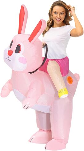 نفخ أرنب عيد الفصح زي تفجير زي الأرنب زي التميمة أرنب للجنسين كامل الجسم زي الأرنب in Kuwait