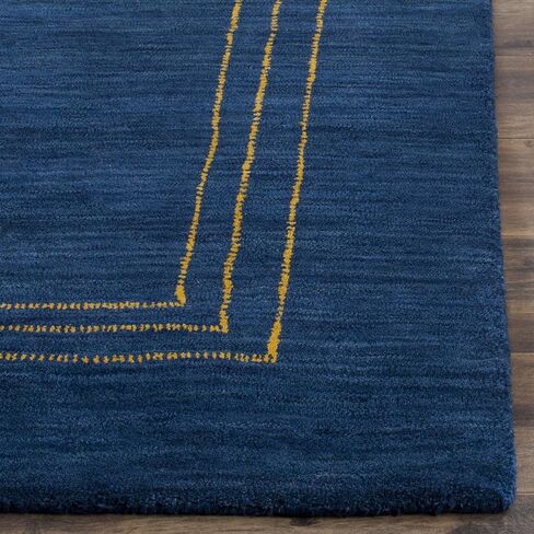 SAFAVIEH Himalaya Collection Runner Rug - 2'3" x 8', Blue & Multi, Handmade Wool, Ideal for High Traffic Areas in Living Room, Bedroom (HIM588A) in Saudi Arabia