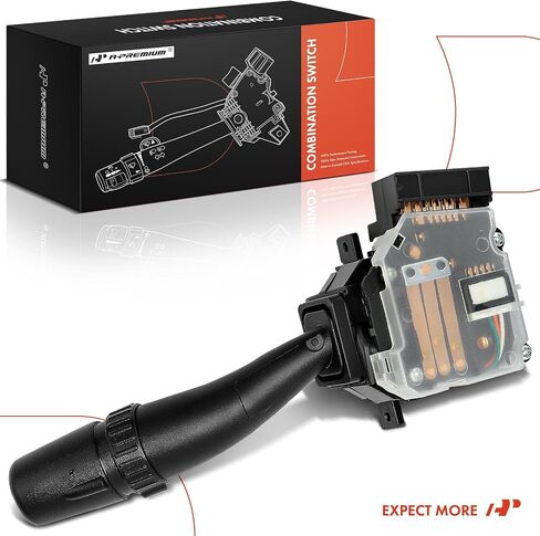A-Premium Turn Signal Switch, Headlight Dimmer Multifunction Switch Compatible with Kia Sportage 2005-2010/2012 & Hyundai Tucson 2005-2009, Accent 2000-2005, Replace# CBS1622, 934102E000 in Saudi Arabia