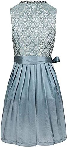 Authentic Oktoberfest Bavarian Dress Women's German Dirndl Dress Silver Blue Costumes Halloween Size 4-16 in Saudi Arabia