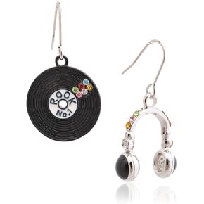 High Gloss Headphone and LP Dangle Earrings