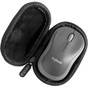 Mouse Travel Case Compatible with Logitech Ergo M575 Wireless Trackball Computer Mouse - Case Only (Black/Gray)