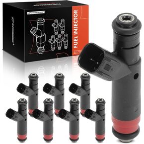 A-Premium Set of 8 Fuel Injectors Compatible with Jeep WJ Series Grand Cherokee 2001-2004 & Dodge Ram 1500 2002-2003, Durango 2001-2003, Dakota 2001-2003, 4.7L, Replace# RL032145AA