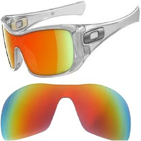 Galaxy Replacement Lenses For Oakley Antix Sunglasses Red Color Polarized
