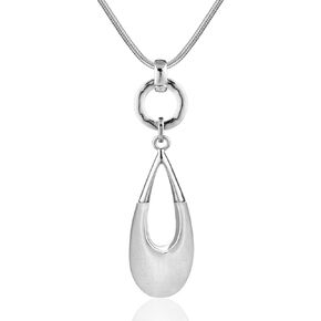 Long Sweater Necklaces for Women Elegant Waterdrop Pendant Layered Y Statement Bohemian Chain Necklace with Gifts Box Fashion Jewelry