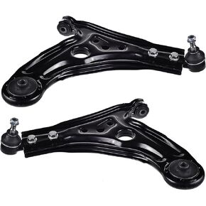 2PCS Front Upper Control Arm and Ball Joint Assembly Compatible with 2004-2011 CHEVROLET AVEO 2005-2009 PONTIAC WAVE 2004-2009 SUZUKI SWIFT+ K620164 K620165