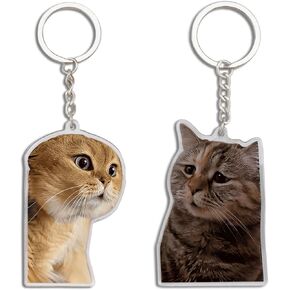 Valentines Day Gifts Couples for Mens Womens Valentines Day Gifts for Kids for Husband Wife Girlfriend Boyfriend Funny Cat Keychain Valentines Day Customized Fiance Birthday Best Wedding for Her Him