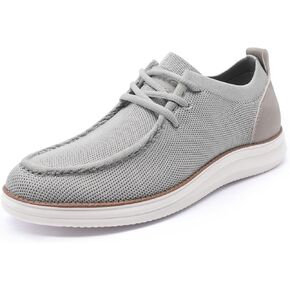 Rihero Mens Casual Shoes Wide Loafers Comfortable Walking Slip On Lightweight Breathable Lace Up Shoes