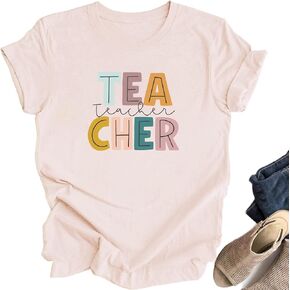 Teacher Shirts for Women: First Day of School Shirt Teacher's Back to School Outfit Graphic Tee