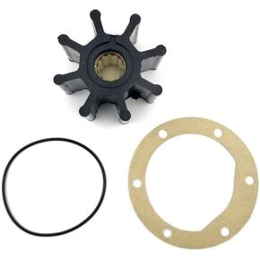 Inboard Water Pump Impeller 09-1028BT-1 Replacement for Johnson F7B Jabsco 920-0001-P Sherwood 18200K Volvo Penta 877061 875593 3841697 21951356 Yanmar 123325-42020 127610-42200 120650-42310