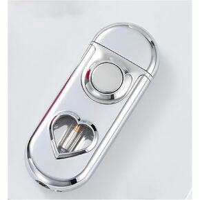 Lighter Jet Torch Lighter Windproof Lighter Cool Design Gift, Beautiful Packaging, refillable Butane Lighter,(Butane Gas Not Included) (Rose red)