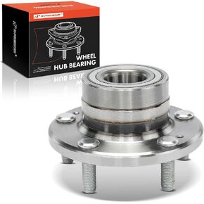 A-Premium Rear Wheel Bearing and Hub Assembly with 5-Lug Compatible with Dodge Stealth 1991-1996 & Mitsubishi 3000GT 1991-1999, FWD