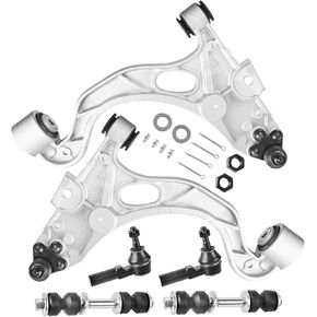 Front Lower Control Arm Suspension Kit Compatible With 00-05 Buick LeSabre,98-05 Park Avenue,98-99 Riviera,00-05 Cadillac DeVille,99-04 Seville, 98-03 Oldsmobile Aurora, 00-05 Pontiac Bonneville-6pcs