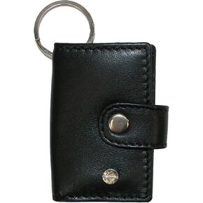 CTM® Leather Scan Card Key Chain Wallet