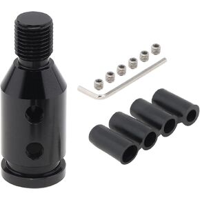 Universal Aluminum Alloy Gear Shift Knob Adapter for Non Threaded Shifters M12x1.25, M12x1.25 Shifter Knob Adapter