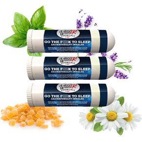 Wilder Essentials 3 Pack of Go The F to Sleep Aromatherapy Nasal Inhalers Essential Oils to Help with Relaxation and Sleep