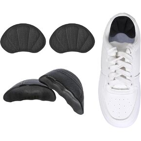 Shoe Filler for Too Big Shoes, 4 Pcs Toe Filler Cushion Inserts Prevent Heel Slipping Shoe Inserts Make Shoes Fit for Men and Women Sports High Heels Boots