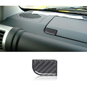 YAMUDA Compatible with Toyota FJ Cruiser 2007-2017 High-end Interior, Driver's Glove Compartment Buckle, Soft Carbon Fiber Decorative Accessories (Black)