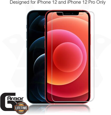 عبوتان من واقي الشاشة لهاتف iPhone 12 Mini - حافظة شاشة من الزجاج المقسى، صديقة لحافظة الهاتف، استبدال مدى الحياة، غطاء شاشة واقٍ لأجهزة iPhone مقاس 5.4 بوصة in Kuwait