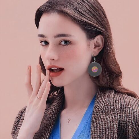 3 Pairs Neon Cassette Tape Earrings Set for Women Acrylic Cassette Music Earrings Vintage Vinyl Record Earrings 70s 80s Retro Tape Earrings 90's Outfit Party Accessories in Saudi Arabia
