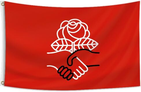 Democratic Socialists of America Flag 3x5 Feet Funny Tapestry for College Party Room Indoor and Outdoor Déco Flagr in Saudi Arabia